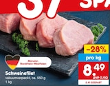 Aktuelles Schweinefilet Angebot bei Netto Marken-Discount in Aachen ab 8,49 €
