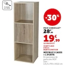 Promo Meuble 3 cases + 1 porte à 19,99 € dans le catalogue Hyper U à Les Herbiers