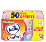 Papier Hygiénique Confort X50 Rose - LOTUS à 16,71 € dans le catalogue Intermarché Hyper