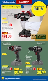Promos Bricolage dans le catalogue "L'ÉTÉ IMBATTABLE" de Lidl Bricolage en promo dans le catalogue Lidl à la page 6