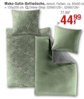 Aktuelles Mako-Satin-Bettwäsche Angebot bei Opti-Wohnwelt in Bremerhaven ab 44,99 €