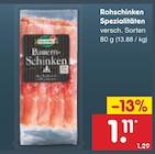 Rohschinken Spezialitäten im Netto Marken-Discount Prospekt Rohschinken Spezialitäten von im aktuellen Netto Marken-Discount Prospekt für 1,11 €