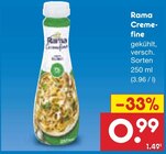 Cremfine im Angebot bei Netto Marken-Discount in Ahaus Cremfine Angebote von Rama bei Netto Marken-Discount Ahaus für 0,99 €