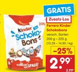 Kinder Schokobons im Angebot bei Netto Marken-Discount in Coesfeld Kinder Schokobons Angebote von Ferrero bei Netto Marken-Discount Coesfeld für 2,99 €