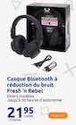 Casque Bluetooth à réduction du bruit - Fresh 'n Rebel en promo chez Action Noisy-le-Sec à 21,95 €