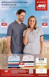 Aktueller AWG Prospekt mit Mode, "WIR FEIERN DEN FRÜHLING IN 250 FILIALEN - Looks & Highlights für die Saison", Seite 1