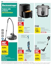 Promos Rowenta dans le catalogue "LE GOÛT ÇA SE FÊTE !" de Carrefour à la page 66 Promos Rowenta dans le catalogue "LE GOÛT ÇA SE FÊTE !" de Carrefour à la page 66