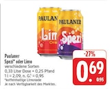 Spezi im Angebot bei E center in Würzburg Spezi Angebote von Paulaner bei E center Würzburg für 0,69 €