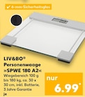 Aktuelle Personenwaage Angebote bei Kaufland in Saarbrücken Aktuelles Personenwaage SPWE 180 A2 Angebot bei Kaufland in Saarbrücken ab 6,99 €