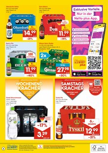 Bier im aktuellen Netto Marken-Discount Prospekt (Hürth) Bier im Netto Marken-Discount Prospekt "DER ORT, AN DEM DU IMMER AUSGEZEICHNETE PREISE FINDEST." mit 2 Seiten (Hürth)