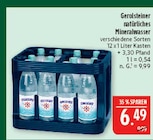 Marktkauf Saalfeld - natürliches Mineralwasser Angebot im Prospekt natürliches Mineralwasser bei Marktkauf im Saalfeld Prospekt für 6,49 €