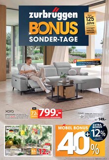 Fernsehsessel im Zurbrüggen Prospekt "BONUS SONDER-TAGE" mit 18 Seiten (Essen)