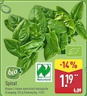 Spinat für 1,19 € bei ALDI Nord im Angebot Spinat im aktuellen ALDI Nord Prospekt
