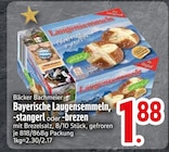 Bayerische Laugensemmeln, -stangerl oder -brezen von Bäcker Bachmeier im aktuellen EDEKA Prospekt