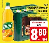 zuckerfreie Limonade oder Cola-Mix Angebote von deit bei EDEKA Rosenheim für 8,80 €