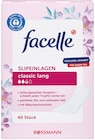 Slipeinlagen Classic Lang von Facelle für 0,99 € bei Rossmann im Angebot Slipeinlagen Classic Lang von Facelle im aktuellen Rossmann Prospekt