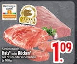 Hals von Strohschwein im aktuellen EDEKA Prospekt für 1,09 €