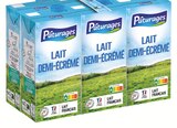 Lait UHT demi-écrémé briques - PÂTURAGES en promo chez Intermarché Saint-Nazaire à 4,20 €