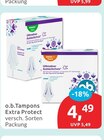 Tampons Extra Protect von o.b. für 4,49 € bei budni im Angebot Tampons Extra Protect von o.b. im aktuellen budni Prospekt