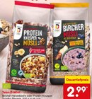 Bircher-Heidelbeere oder Protein-Knusper Schoko-Banane Angebote von Team D Müsli bei Netto Marken-Discount Wismar für 2,99 €