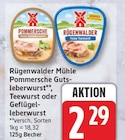 Pommersche Gutsleberwurst von Rügenwalder Mühle für 2,29 € bei EDEKA im Angebot Pommersche Gutsleberwurst von Rügenwalder Mühle im aktuellen EDEKA Prospekt