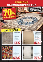 Aktueller Möbel Inhofer Prospekt mit Teppich, "GROSSER RÄUMUNGSVERKAUF", Seite 3