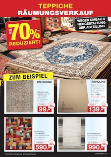 Teppichboden im Möbel Inhofer Prospekt "GROSSER RÄUMUNGSVERKAUF" mit 12 Seiten (Ulm)