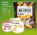 Pommes im Angebot bei GLOBUS in Wolfenbüttel Pommes Angebote von GLOBUS bei GLOBUS Wolfenbüttel für 2,79 €