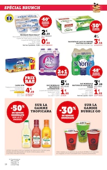Promotion Sirop dans le prospectus Super U, valable du 29/04/2025 au 11/05/2025 Promo Sirop dans le catalogue Super U du moment à la page 18