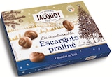 Boîte 24 escargots praliné chocolat au lait - JACQUOT dans le catalogue Netto