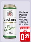 Premium Pilsener bei E center im Rickenbach Prospekt für 0,39 €