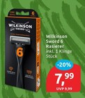 6 Rasierer von Wilkinson Sword im aktuellen budni Prospekt