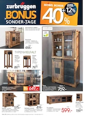 Tisch im Zurbrüggen Prospekt in Oberhausen Aktueller Zurbrüggen Prospekt mit Tisch, "BONUS SONDER-TAGE", Seite 38