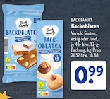 Backoblaten eckig im ALDI SÜD Prospekt Backoblaten eckig von Back Family im aktuellen ALDI SÜD Prospekt für 0,99 €
