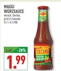 Würzsauce Angebote von MAGGI bei Marktkauf Erftstadt für 1,99 €