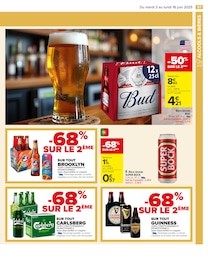 Prix et réduction Guinness dans le prospectus Carrefour en cours Offre Guinness dans le catalogue Carrefour du moment à la page 59
