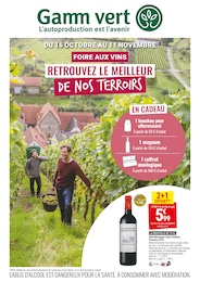 Prospectus Gamm vert à Brest, "Foire aux vins", 8 pages, 16/10/2024 - 11/11/2024