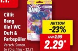 6in1 WC Duft & Farbspüler Angebote von Cillit Bang bei Lidl Lüdenscheid für 2,29 €