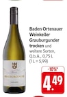 EDEKA Engen - Grauburgunder trocken Angebot im Prospekt Grauburgunder trocken bei EDEKA im Engen Prospekt für 4,49 €