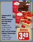 Lust auf Kuchen Hot Chocolate Brownie oder Erdbeer Cheesecake Angebote von Coppenrath & Wiese bei REWE Tübingen für 3,49 €