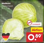 Weißkohl Angebote bei Netto Marken-Discount Neuss für 0,89 €