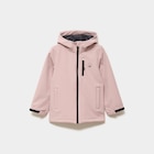 Blouson fourré déperlant à capuche rose poudrée fille en promo chez La Halle Blouson fourré déperlant à capuche rose poudrée fille dans le catalogue La Halle