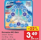 WC-Stein im Angebot bei Netto Marken-Discount in Hildesheim WC-Stein Angebote von Domestos bei Netto Marken-Discount Hildesheim für 3,49 €