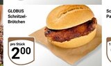 Schnitzel-Brötchen von Globus im aktuellen GLOBUS Prospekt