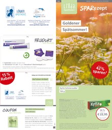 Linda Premiumapotheke Prospekt der Woche "Aktuelle Angebote" Seite 1, 01.09.2025 bis 30.09.2025 für Harzgerode Aktueller Linda Premiumapotheke Prospekt "Aktuelle Angebote" Seite 1 von 3 Seiten für Harzgerode