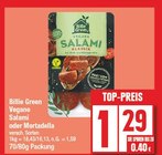 Vegane Salami oder Mortadella von Billie Green im aktuellen EDEKA Prospekt