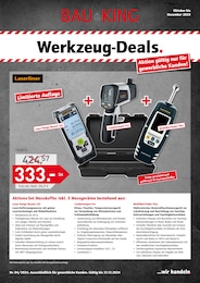 Baumarkt Prospekt von Bauking Greven Bauking Prospekt: "Werkzeug-Deals", 4 Seiten, 01.10.2024 - 31.12.2024