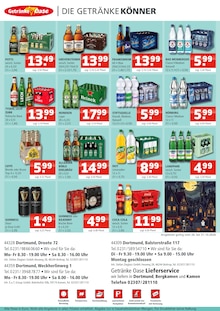 Coca Cola im Getränke Oase Prospekt "Aktuelle Angebote" mit 2 Seiten (Castrop-Rauxel)
