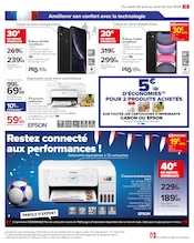 IPhone Angebote im Prospekt "PARTAGEONS L’ESPRIT D’ÉQUIPE !" von Carrefour auf Seite 15