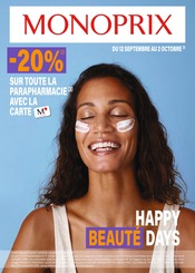 Eau Minérale Angebote im Prospekt "HAPPY BEAUTÉ DAYS" von Monoprix Eau Minérale Angebote im Prospekt "HAPPY BEAUTÉ DAYS" von Monoprix auf Seite 1